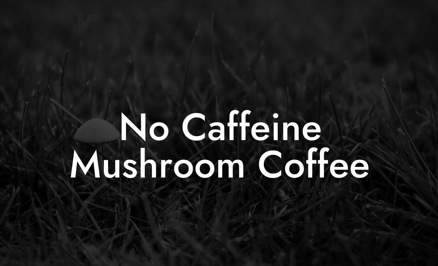 No Caffeine Mushroom Coffee