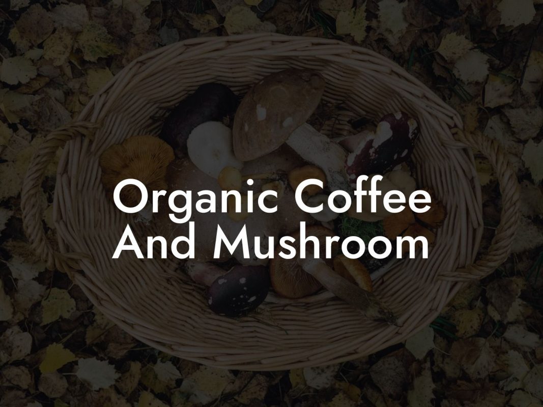 Organic Coffee And Mushroom