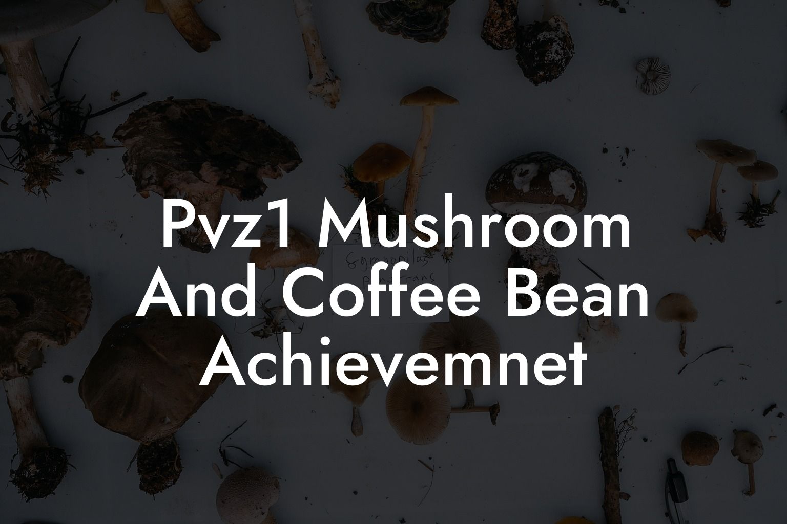 Pvz1 Mushroom And Coffee Bean Achievemnet