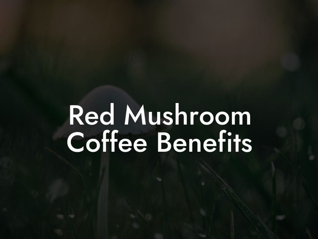 Red Mushroom Coffee Benefits