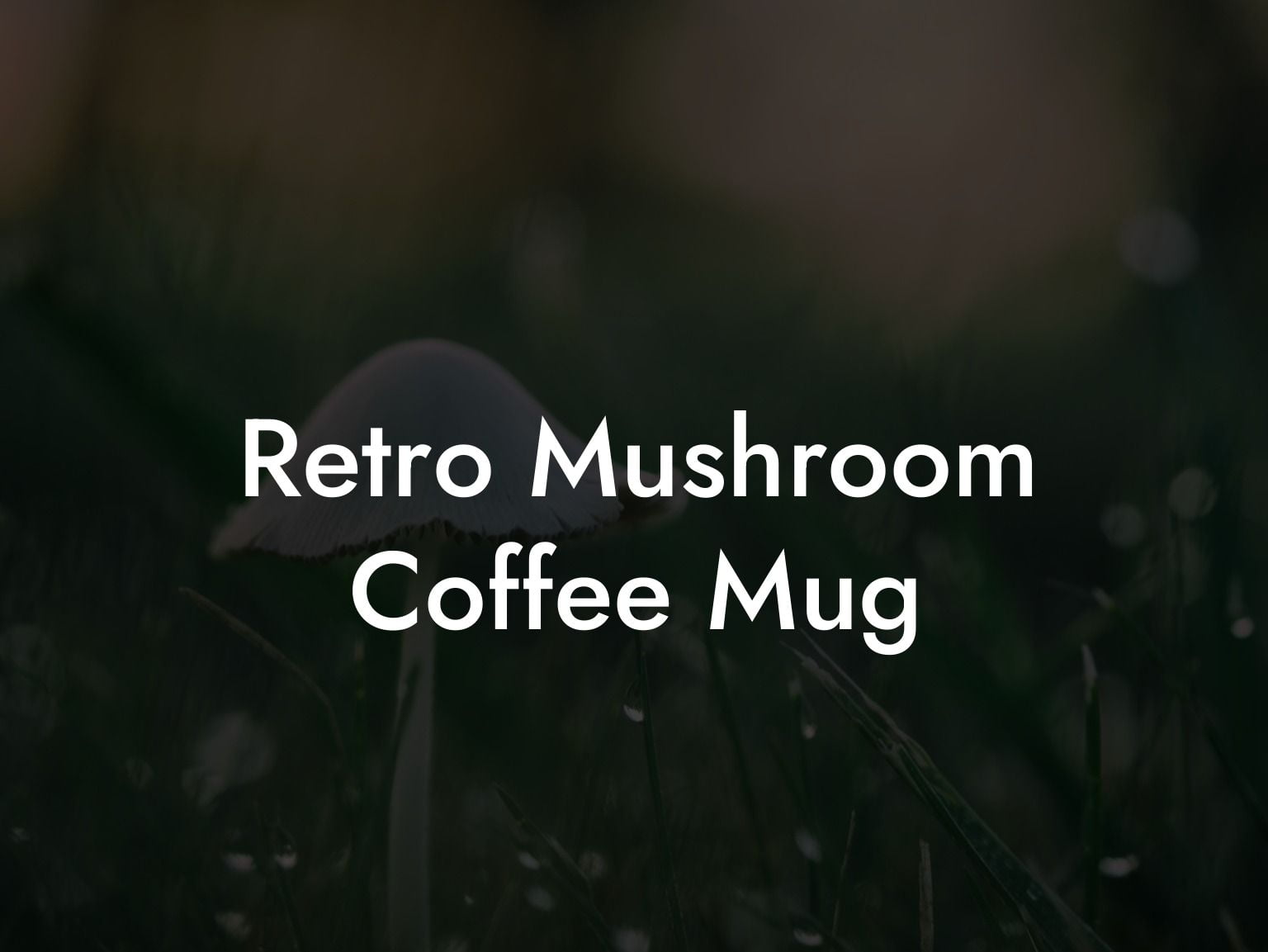 Retro Mushroom Coffee Mug