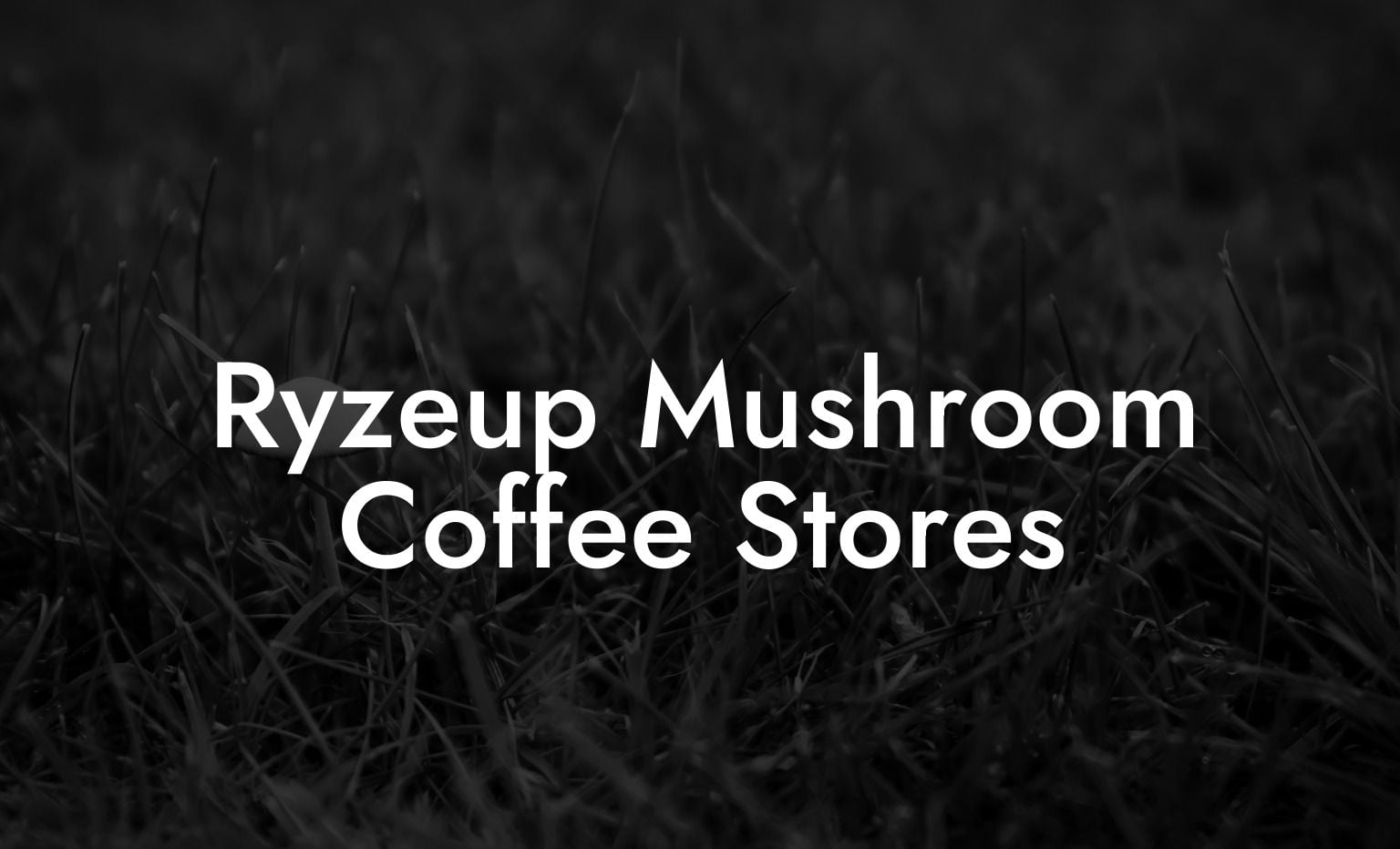 Ryzeup Mushroom Coffee Stores