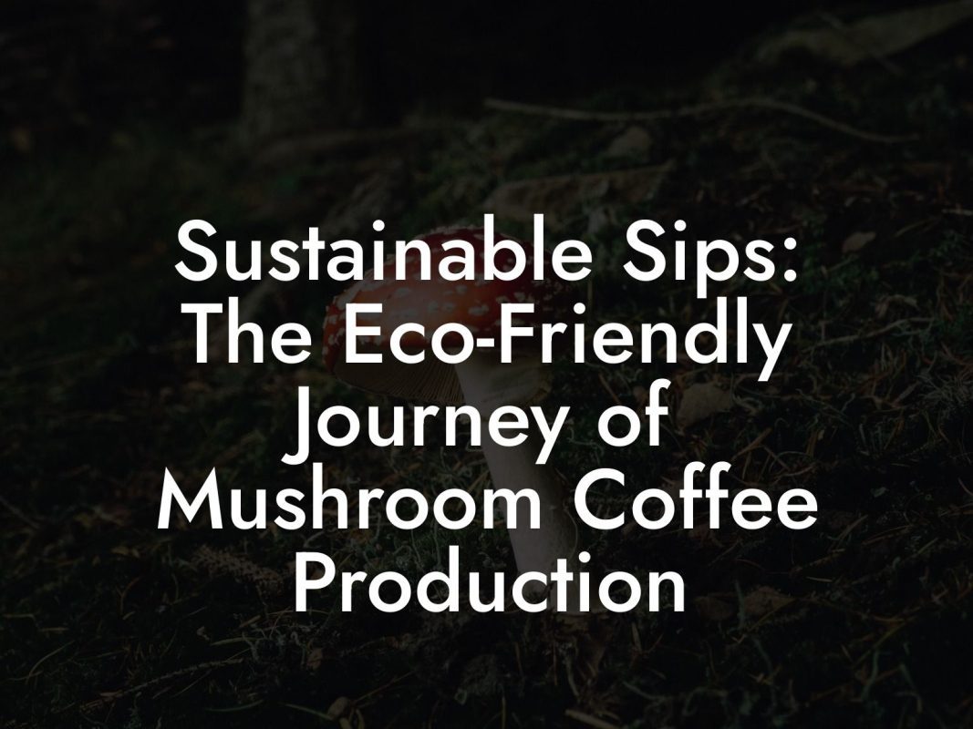 Sustainable Sips: The Eco Friendly Journey of Mushroom Coffee Production Sustainable Sips: The Eco-Friendly Journey of Mushroom Coffee Production