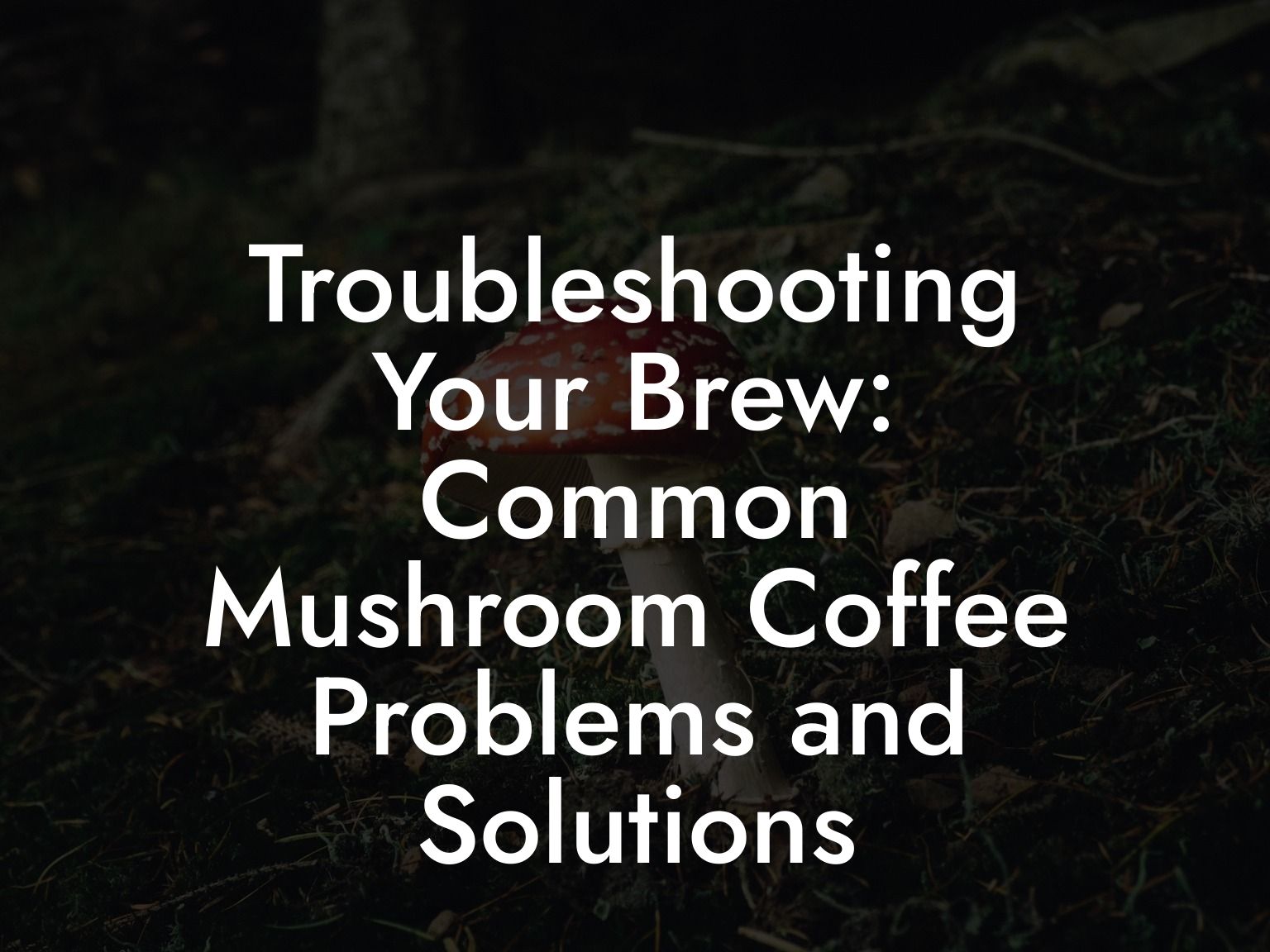 Troubleshooting Your Brew: Common Mushroom Coffee Problems and Solutions