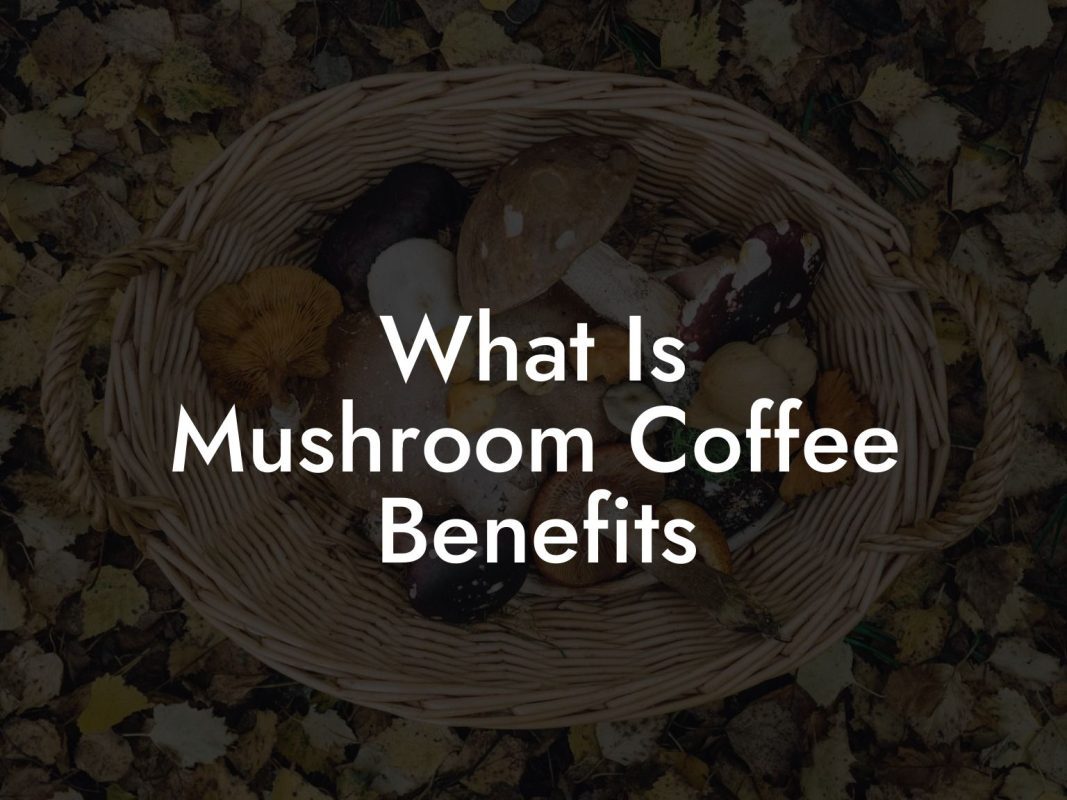What Is Mushroom Coffee Benefits