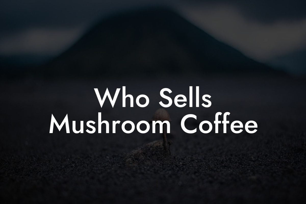 Who Sells Mushroom Coffee