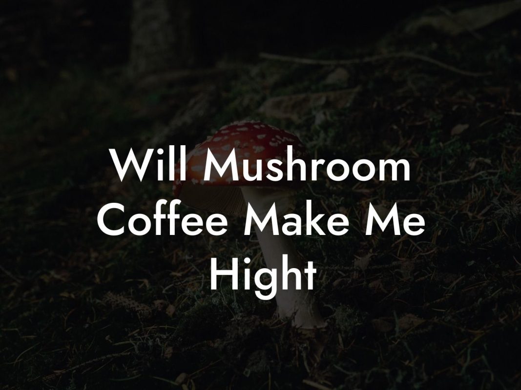 Will Mushroom Coffee Make Me Hight